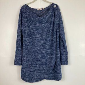Soft Surroundings Cowl Tunic Sweater Soft Knit